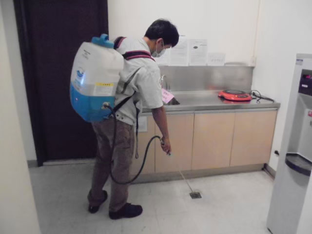花蓮廚房區域蟑螂全面防治